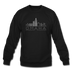 Omaha, Nebraska Sweatshirt - Skyline Omaha Crewneck Sweatshirt - black