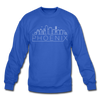 Phoenix, Arizona Sweatshirt - Skyline Phoenix Crewneck Sweatshirt - royal blue