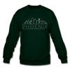 Phoenix, Arizona Sweatshirt - Skyline Phoenix Crewneck Sweatshirt - forest green