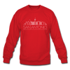 San Antonio, Texas Sweatshirt - Skyline San Antonio Crewneck Sweatshirt - red
