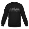 Sacramento, California Sweatshirt - Skyline Sacramento Crewneck Sweatshirt - black