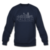 Raleigh, North Carolina Sweatshirt - Skyline Raleigh Crewneck Sweatshirt - navy