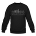 Sioux Falls, South Dakota Sweatshirt - Skyline Sioux Falls Crewneck Sweatshirt - black
