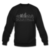 Sioux Falls, South Dakota Sweatshirt - Skyline Sioux Falls Crewneck Sweatshirt - black