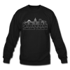 Savannah, Georgia Sweatshirt - Skyline Savannah Crewneck Sweatshirt - black