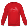 St. Louis, Missouri Sweatshirt - Skyline St. Louis Crewneck Sweatshirt - red