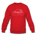 St. Louis, Missouri Sweatshirt - Skyline St. Louis Crewneck Sweatshirt - red