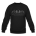 San Francisco, California Sweatshirt - Skyline San Francisco Crewneck Sweatshirt - black