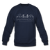 San Francisco, California Sweatshirt - Skyline San Francisco Crewneck Sweatshirt - navy