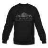 Tampa, Florida Sweatshirt - Skyline Tampa Crewneck Sweatshirt - black