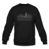 Virginia Beach, Virginia Sweatshirt - Skyline Virginia Beach Crewneck Sweatshirt - black