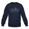 Virginia Beach, Virginia Sweatshirt - Skyline Virginia Beach Crewneck Sweatshirt - navy