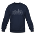Virginia Beach, Virginia Sweatshirt - Skyline Virginia Beach Crewneck Sweatshirt - navy