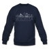 Wichita, Kansas Sweatshirt - Skyline Wichita Crewneck Sweatshirt - navy