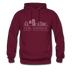 Albuquerque, New Mexico Hoodie - Skyline Albuquerque Crewneck Hooded Sweatshirt - burgundy