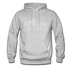 Albuquerque, New Mexico Hoodie - Skyline Albuquerque Crewneck Hooded Sweatshirt - heather gray