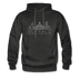 Buffalo, New York Hoodie - Skyline Buffalo Crewneck Hooded Sweatshirt - charcoal gray