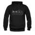 Charleston, South Carolina Hoodie - Skyline Charleston Crewneck Hooded Sweatshirt - black