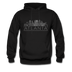Atlanta, Georgia Hoodie - Skyline Atlanta Crewneck Hooded Sweatshirt - black