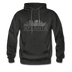 Atlanta, Georgia Hoodie - Skyline Atlanta Crewneck Hooded Sweatshirt - charcoal gray