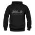 Austin, Texas Hoodie - Skyline Austin Crewneck Hooded Sweatshirt - black