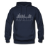 Austin, Texas Hoodie - Skyline Austin Crewneck Hooded Sweatshirt - navy