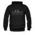 Cleveland, Ohio Hoodie - Skyline Cleveland Crewneck Hooded Sweatshirt - black