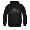 Cleveland, Ohio Hoodie - Skyline Cleveland Hooded Sweatshirt