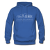 Colorado Springs, Colorado Hoodie - Skyline Colorado Springs Crewneck Hooded Sweatshirt - royal blue