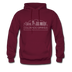 Colorado Springs, Colorado Hoodie - Skyline Colorado Springs Crewneck Hooded Sweatshirt - burgundy