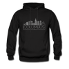 Columbus, Ohio Hoodie - Skyline Columbus Crewneck Hooded Sweatshirt - black