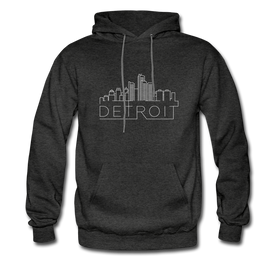 Detroit, Michigan Hoodie - Skyline Detroit Hooded Sweatshirt