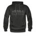 El Paso, Texas Hoodie - Skyline El Paso Crewneck Hooded Sweatshirt - charcoal gray