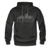 Fort Worth, Texas Hoodie - Skyline Fort Worth Crewneck Hooded Sweatshirt - charcoal gray