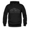 Hollywood, California Hoodie - Skyline Hollywood Crewneck Hooded Sweatshirt - black