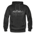 Houston, Texas Hoodie - Skyline Houston Crewneck Hooded Sweatshirt - charcoal gray