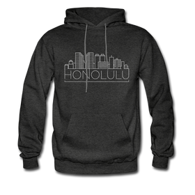 Honolulu, Hawaii Hoodie - Skyline Honolulu Hooded Sweatshirt