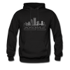 Jacksonville, Florida Hoodie - Skyline Jacksonville Crewneck Hooded Sweatshirt - black