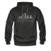 Jacksonville, Florida Hoodie - Skyline Jacksonville Crewneck Hooded Sweatshirt - charcoal gray