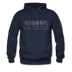 Juneau, Alaska Hoodie - Skyline Juneau Crewneck Hooded Sweatshirt - navy