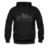 Memphis, Tennessee Hoodie - Skyline Memphis Crewneck Hooded Sweatshirt - black