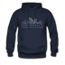 Memphis, Tennessee Hoodie - Skyline Memphis Crewneck Hooded Sweatshirt - navy