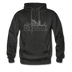 Memphis, Tennessee Hoodie - Skyline Memphis Crewneck Hooded Sweatshirt - charcoal gray