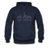 Las Vegas, Nevada Hoodie - Skyline Las Vegas Crewneck Hooded Sweatshirt - navy