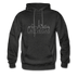 Las Vegas, Nevada Hoodie - Skyline Las Vegas Crewneck Hooded Sweatshirt - charcoal gray