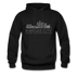 Kansas City, Missouri Hoodie - Skyline Kansas City Crewneck Hooded Sweatshirt - black