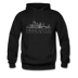 Minneapolis, Minnesota Hoodie - Skyline Minneapolis Crewneck Hooded Sweatshirt - black
