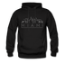 Miami, Florida Hoodie - Skyline Miami Crewneck Hooded Sweatshirt - black
