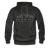 Miami, Florida Hoodie - Skyline Miami Crewneck Hooded Sweatshirt - charcoal gray