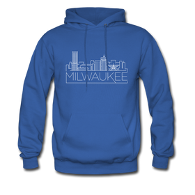 Milwaukee, Wisconsin Hoodie - Skyline Milwaukee Hooded Sweatshirt